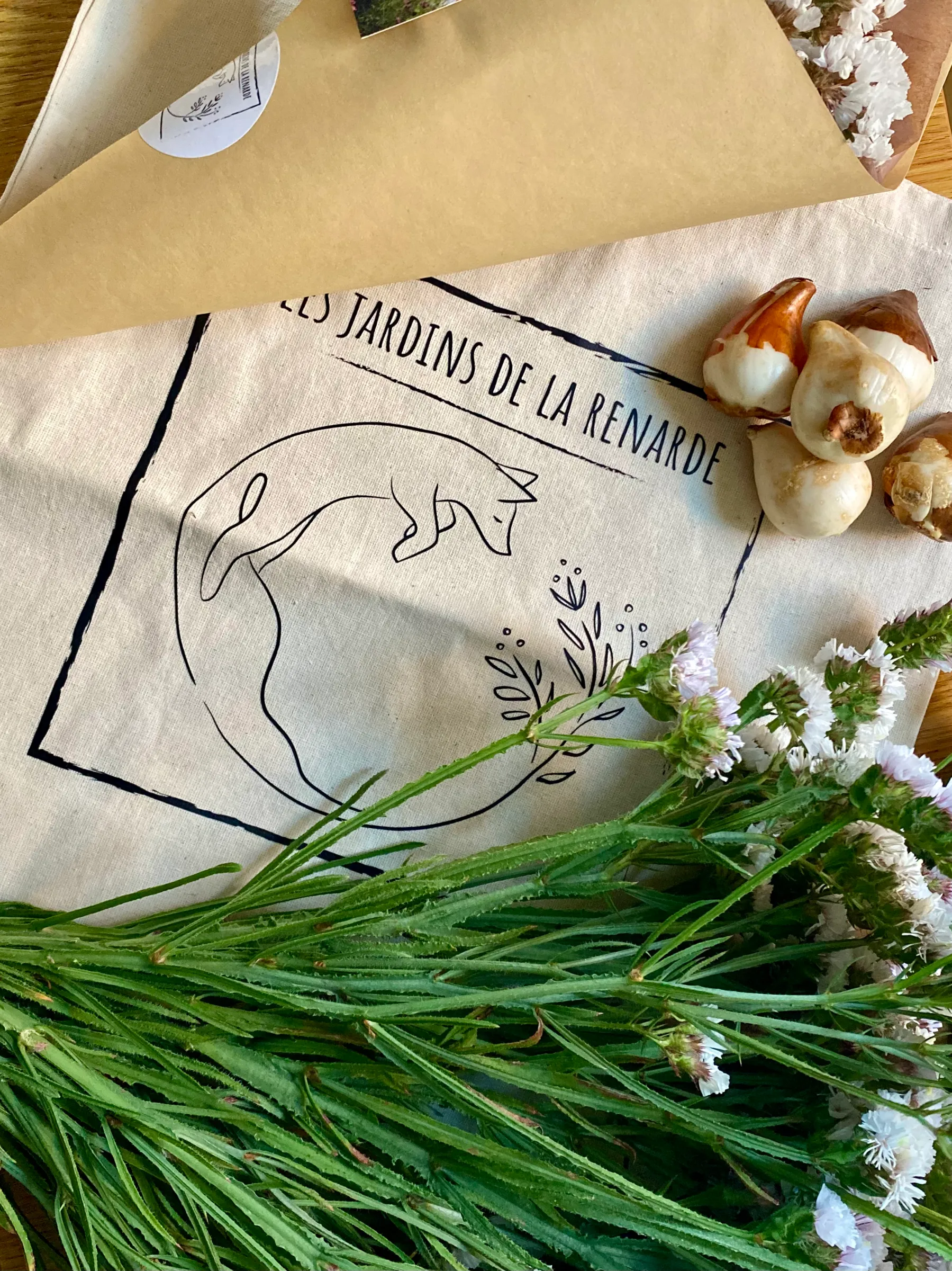 Thumbnail: Sac en tissu réutilisable 100% Coton