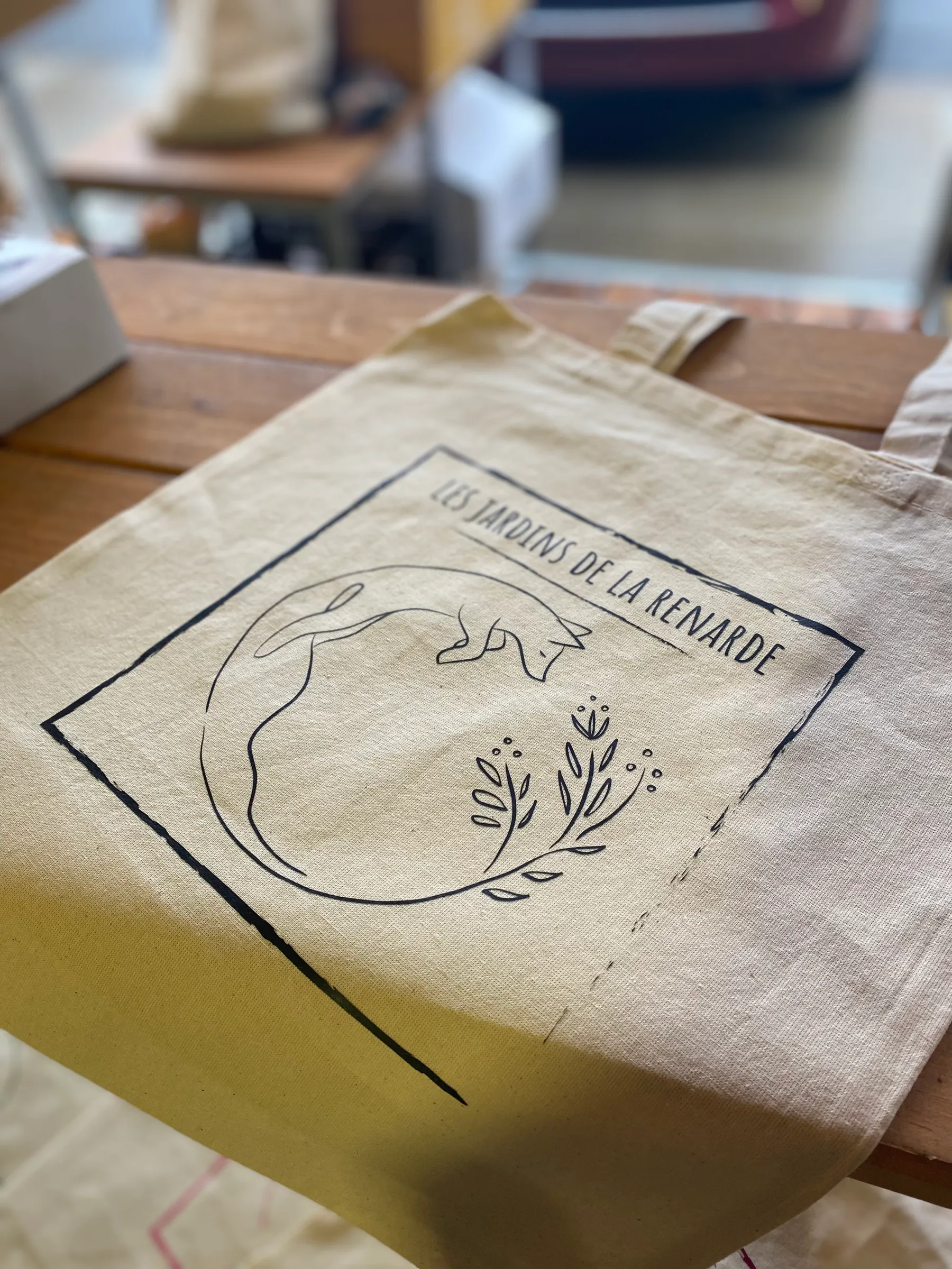 Thumbnail: Sac en tissu réutilisable 100% Coton